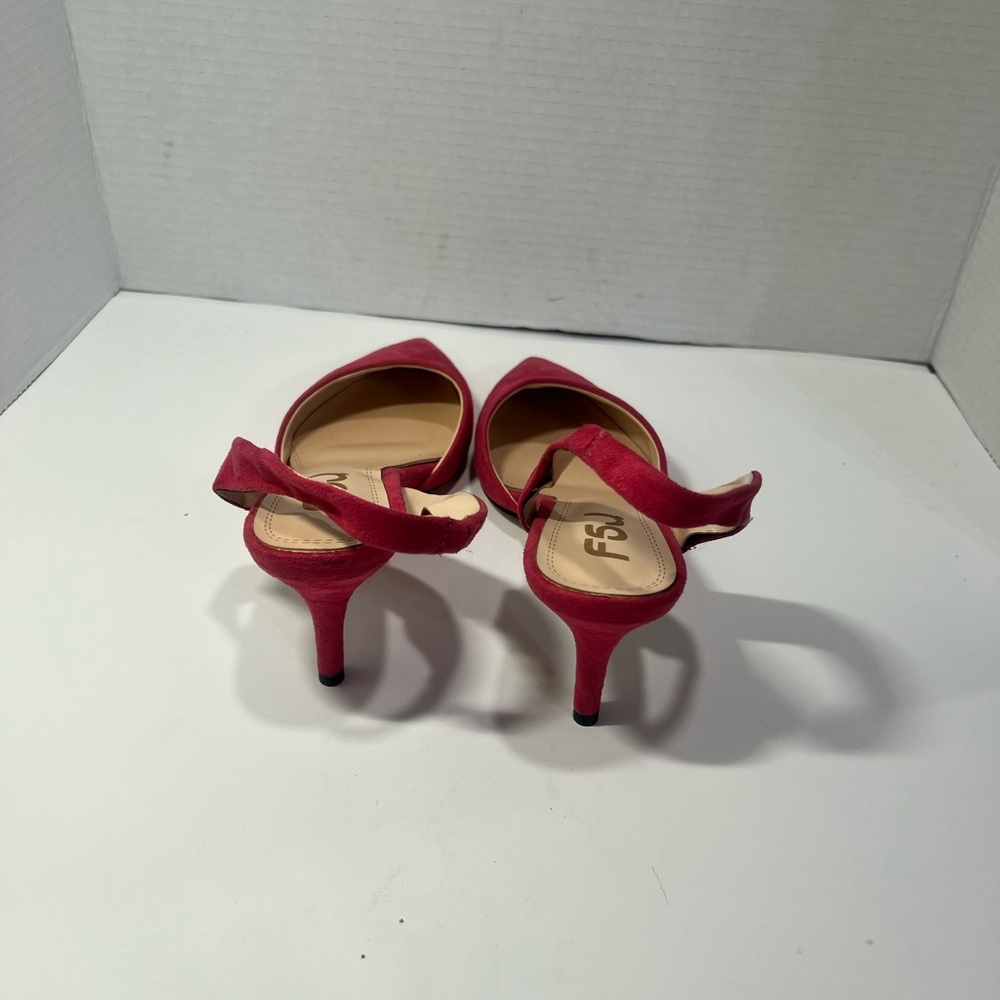 FSJ Red Women's Heels - Picture 4 of 5